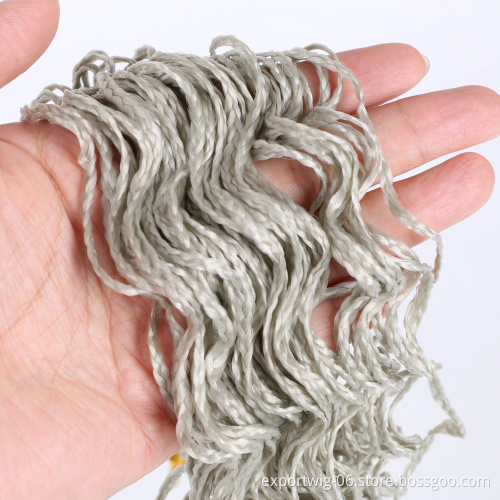 Fashion 22 Inch Zizi Crochet Hair Curly Style Synthetic Hair Extension Crochet Braiding Hair High Quality